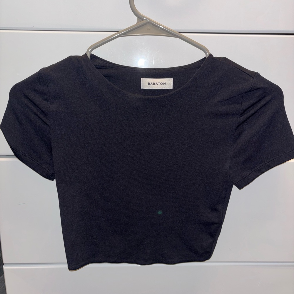 Babaton Black Crop Top